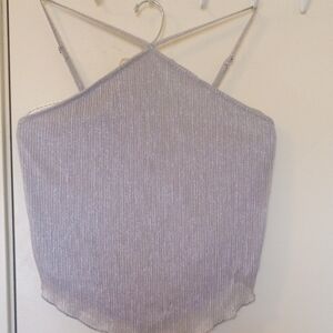 Brand New NO BOUNDARIES Shimmering Halter Top